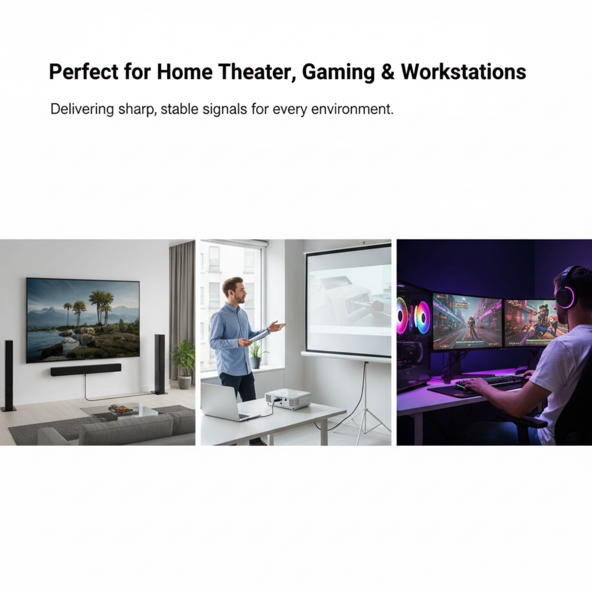 COMPIX HDMI 2.0 M/M Cable – 4K UHD Gold-Plated - Image 7