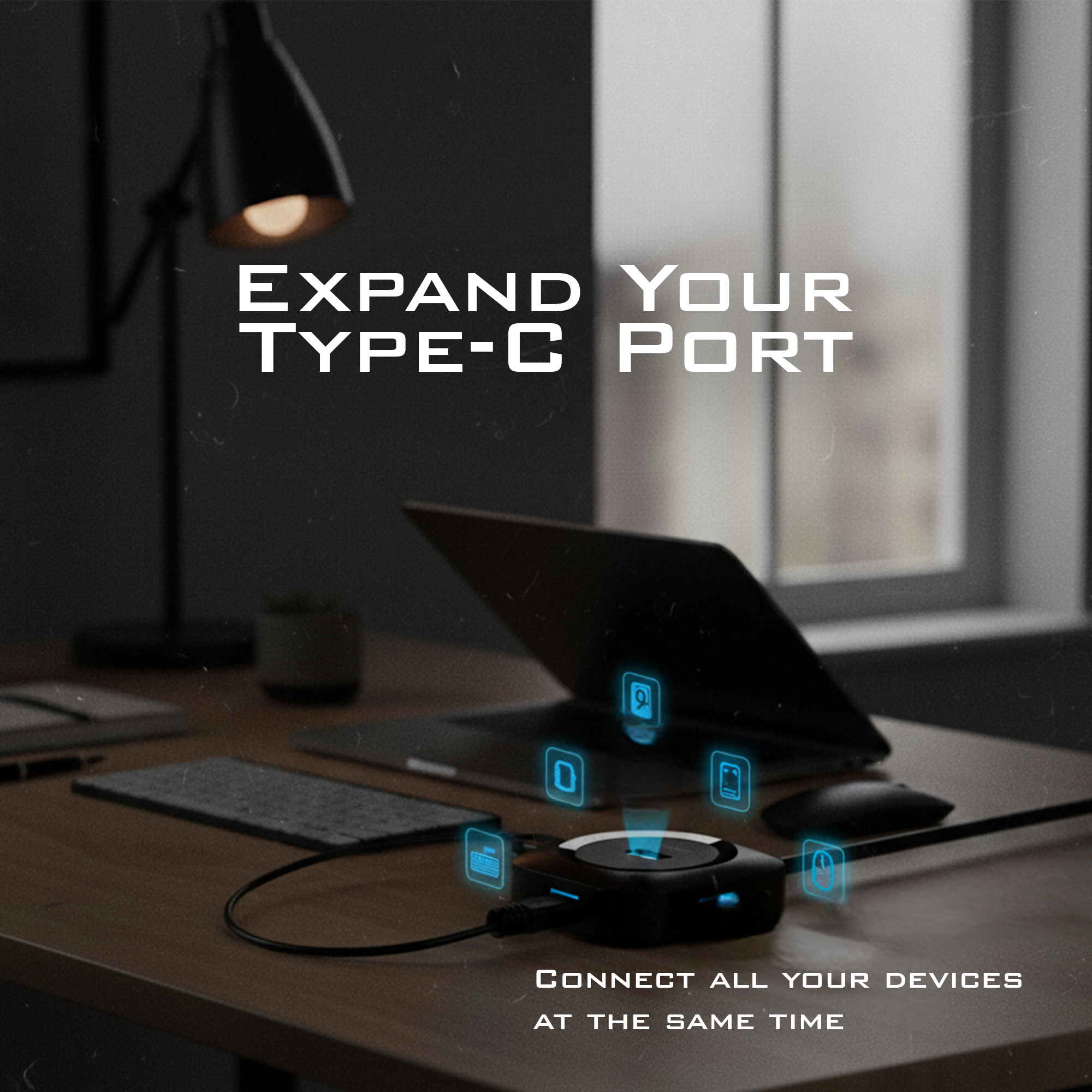 COMPIX USB 3.0 4-Port Hub 5Gbps High-Speed Multiport Adapter with 1m Cable, LED Indicator & Micro-USB Power Input for Laptop, PC, MacBook, PS5 & Smart TV - Image 9