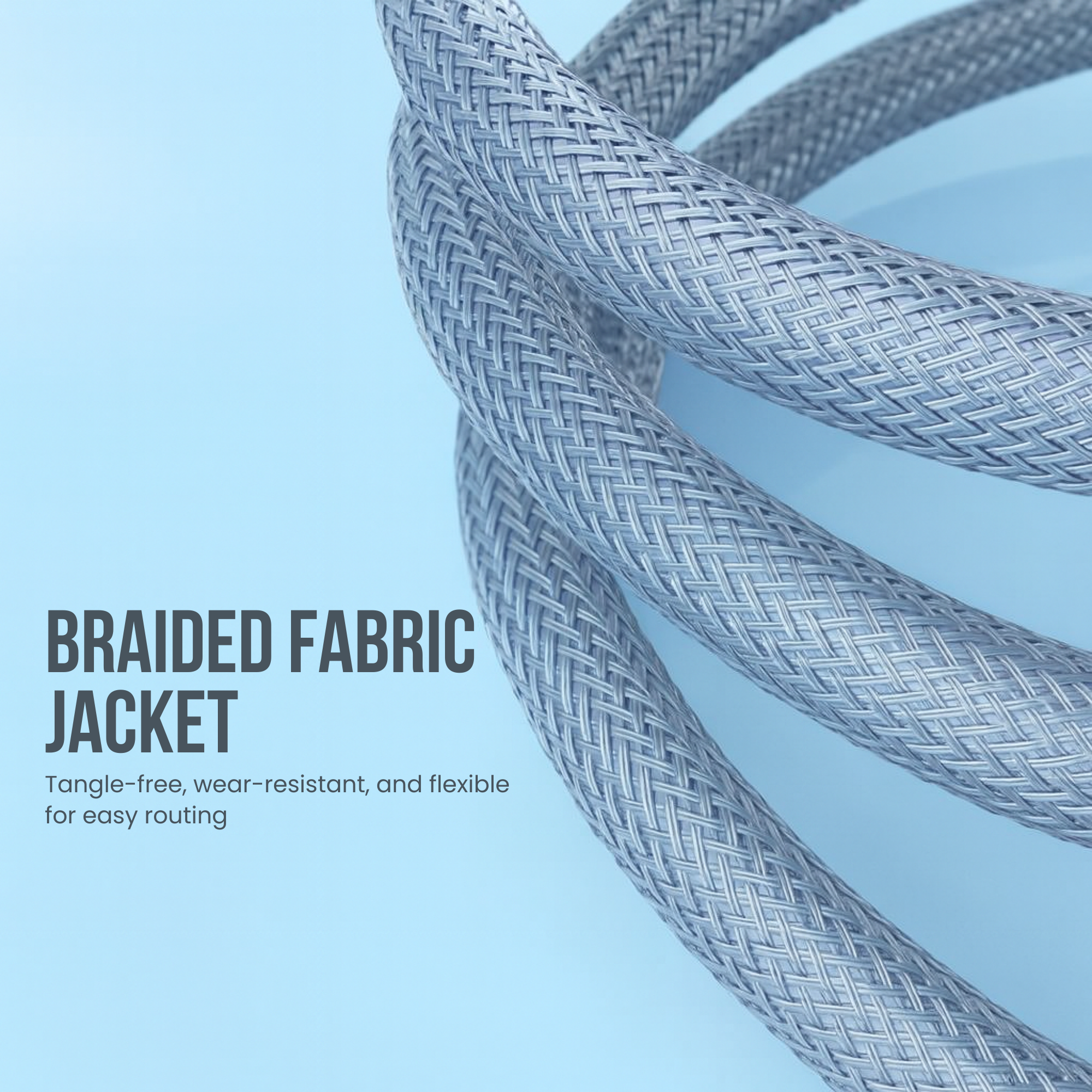 COMPIX DisplayPort Cable DP 1.2 / 1.4 High-Speed DP to DP 4K 8K HDR Gaming Monitor Cable – Gold-Plated Shielded & Braided (Multiple Lengths) - Image 3