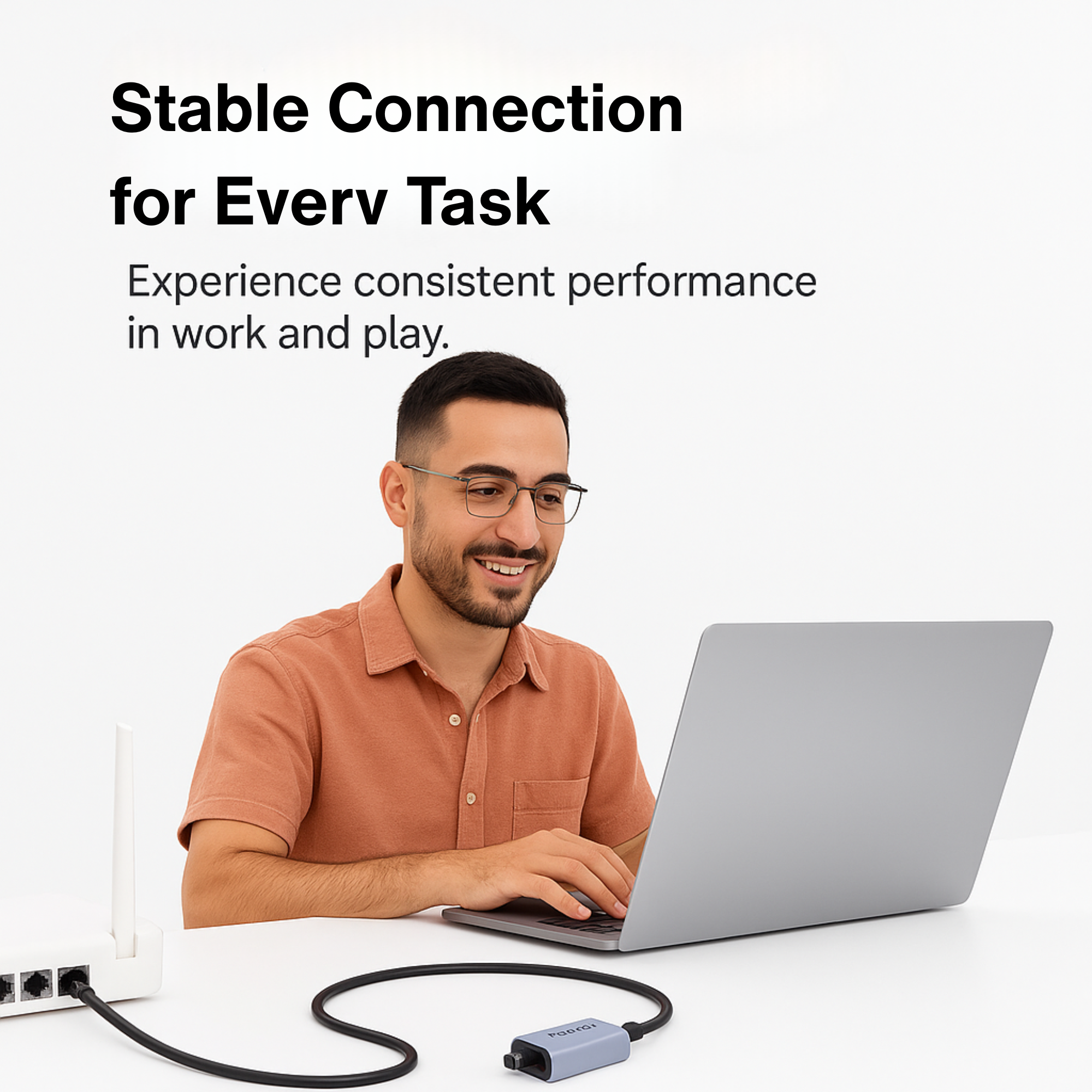 COMPIX Cat6 Ethernet Cable RJ45 LAN Patch Cord – 1000Mbps 250MHz – Gold Plated – Fluke Tested - Image 3