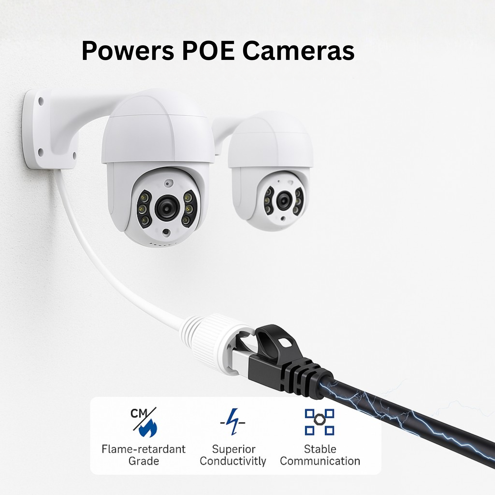 COMPIX Cat6 Ethernet Cable RJ45 LAN Patch Cord – 1000Mbps 250MHz – Gold Plated – Fluke Tested - Image 2