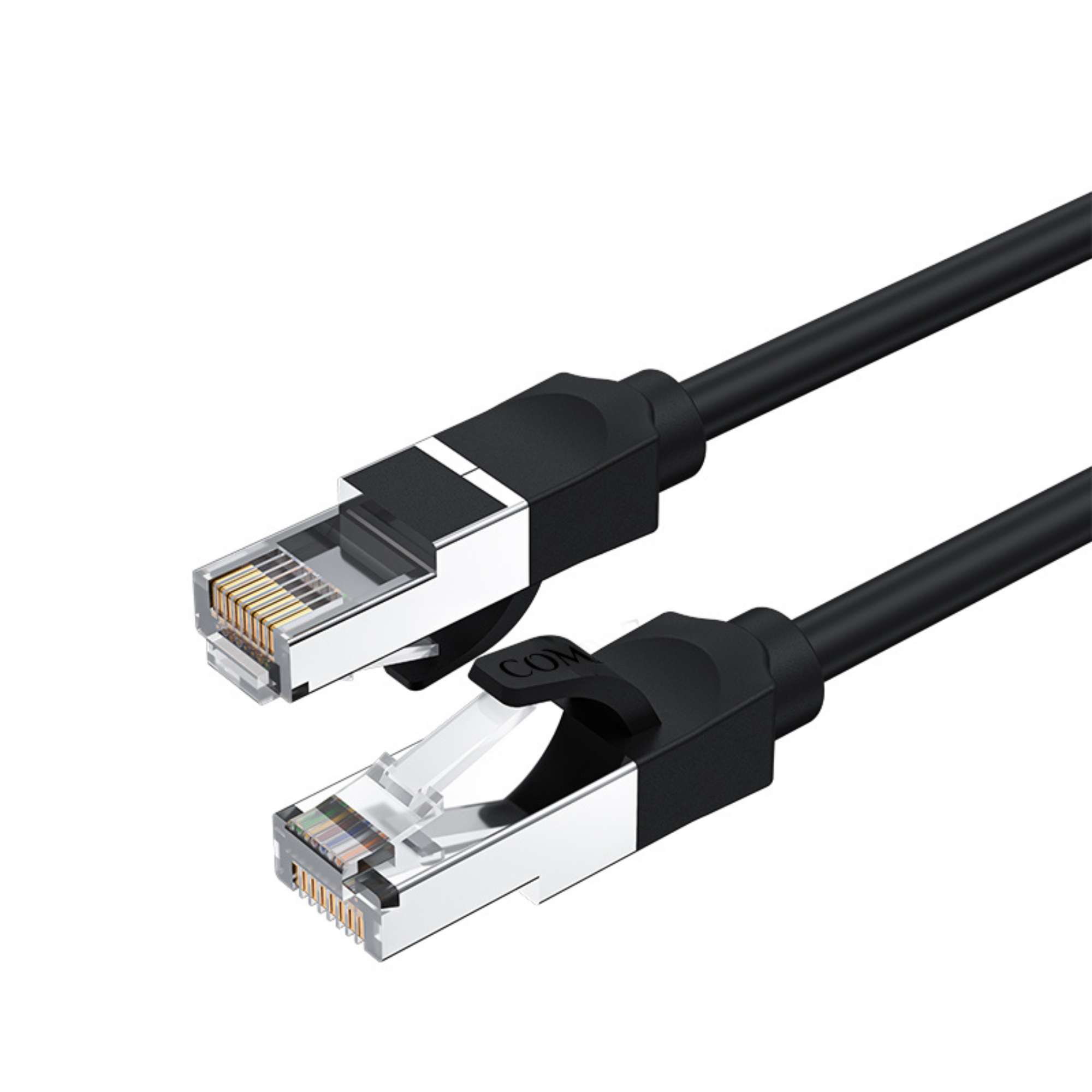 COMPIX Cat6 Ethernet Cable RJ45 LAN Patch Cord – 1000Mbps 250MHz – Gold Plated – Fluke Tested