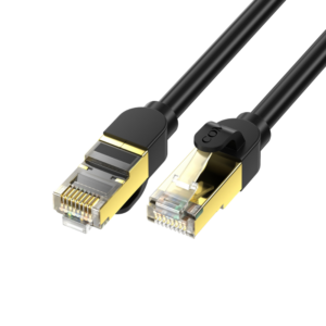 COMPIX Cat6 Ethernet Cable RJ45 High-Speed LAN 1000Mbps + Cat6 SFTP Shielded Options & DisplayPort to VGA Adapter – Multiple Lengths