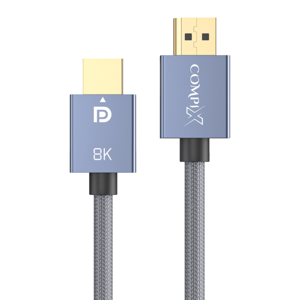COMPIX DisplayPort Cable DP 1.2 / 1.4 High-Speed DP to DP 4K 8K HDR Gaming Monitor Cable – Gold-Plated Shielded & Braided (Multiple Lengths)