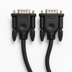 COMPIX VGA Cable 15-Pin Male to Male 1080P Full HD Gold-Plated Shielded Monitor & Projector Cable (Multiple Lengths)