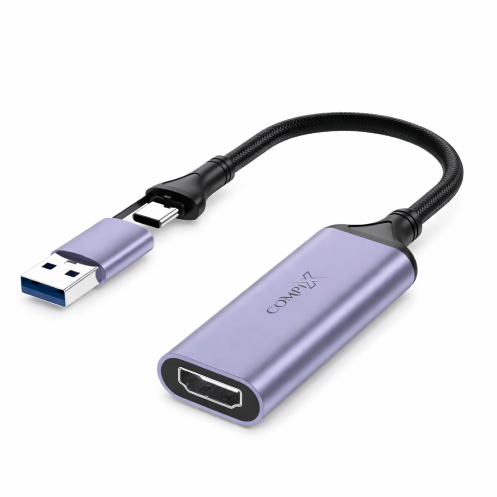 COMPIX USB / Type-C 3.0 2-in-1 4K Video Capture Card