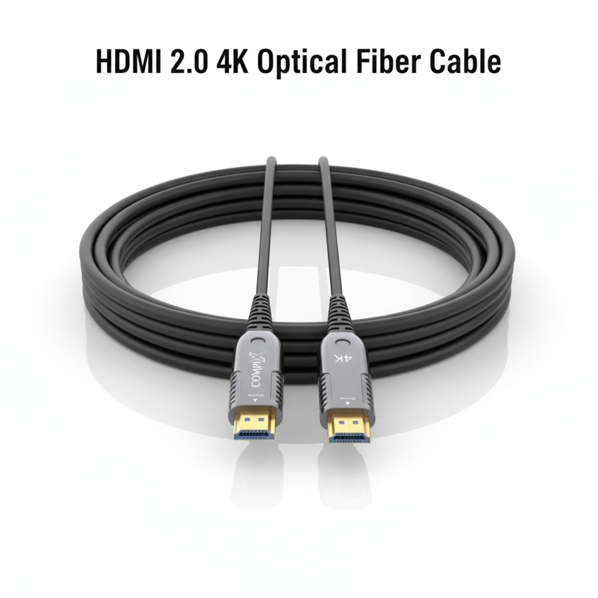 COMPIX HDMI 2.0 Fiber Optic Cable Active Optical 4K@60Hz 18Gbps Ultra HD Gold-Plated Long Distance HDMI Cord for TV, Projector, PS5, Xbox & Home Theater (Multiple Lengths) - Image 5